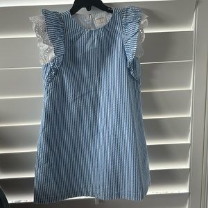 Crewcuts seersucker girls dress. Size 6